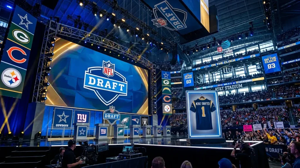 Props del NFL Draft con mercados de primer pick y fuentes de información