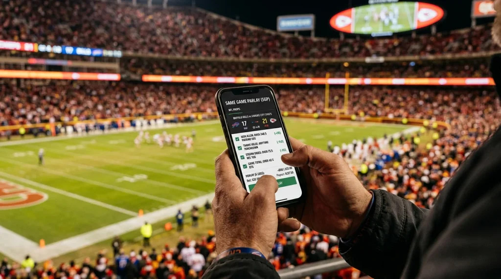 Análisis del Same Game Parlay en la NFL con datos de composición y estrategia